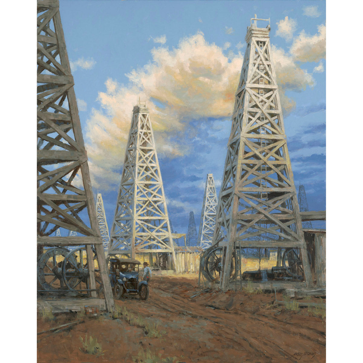 Field of Derricks | Crude Oil | Thomas