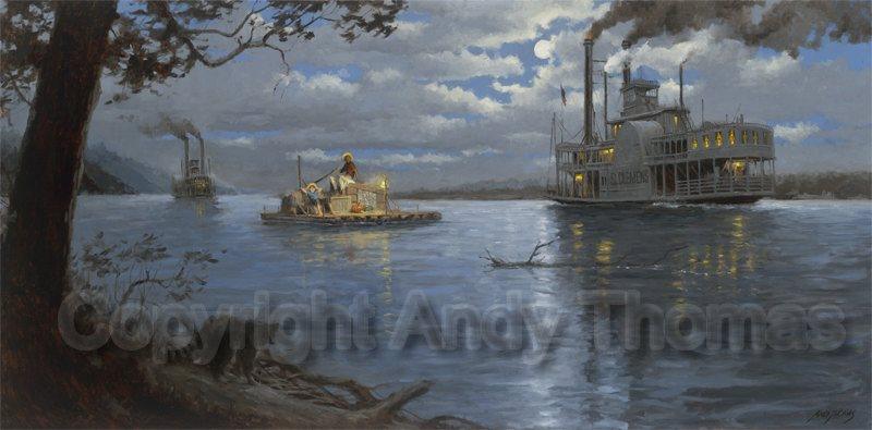 Wall Art: Huckleberry Finn | Mark Twain | Andy Thomas Rendition - Andy Thomas Designs