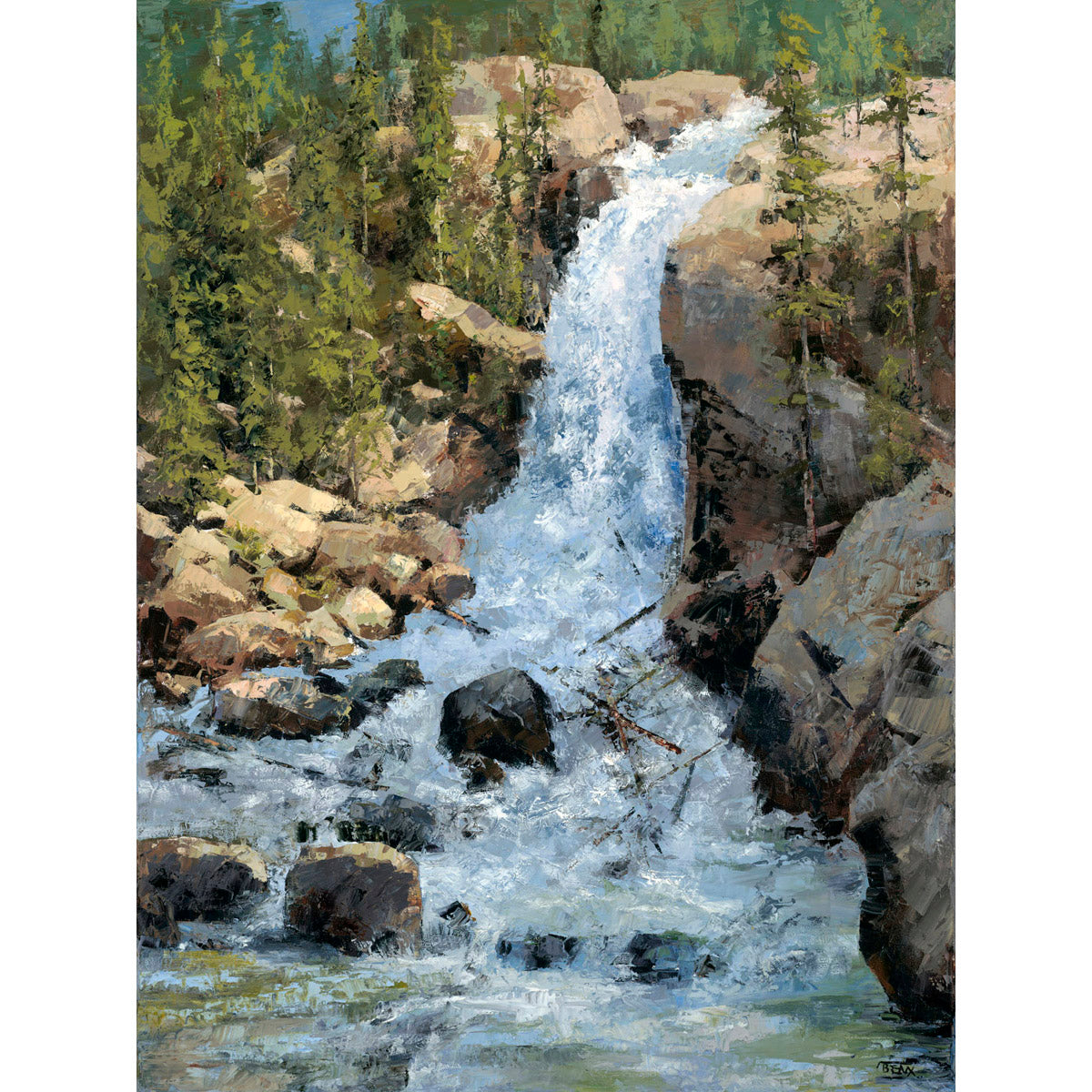 Alberta Falls, Breaux