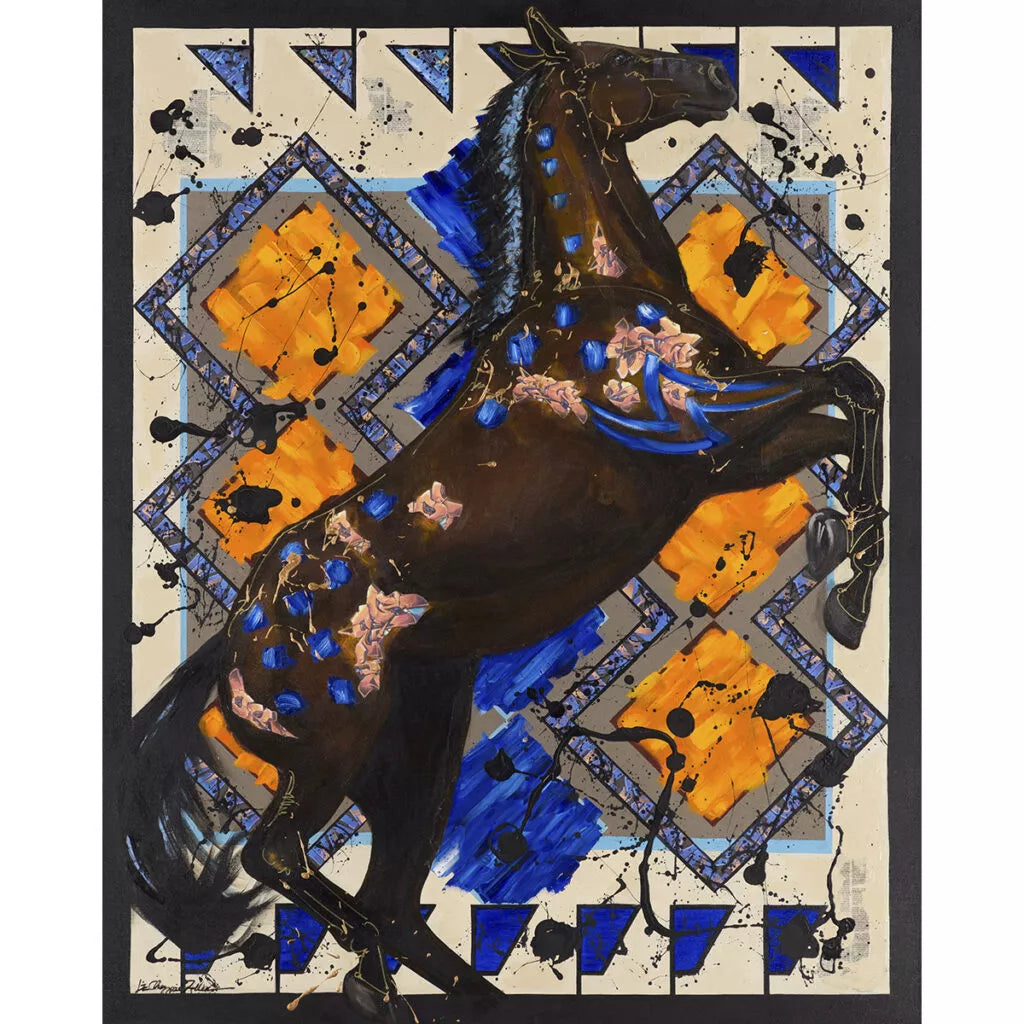 Wall Art: No Reins | Indian Relay | Chappie