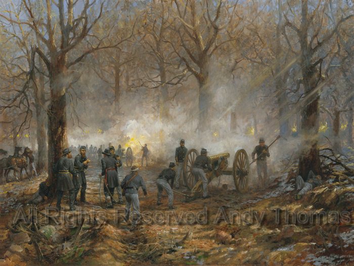 Cannon Duel - Pea Ridge Battle
