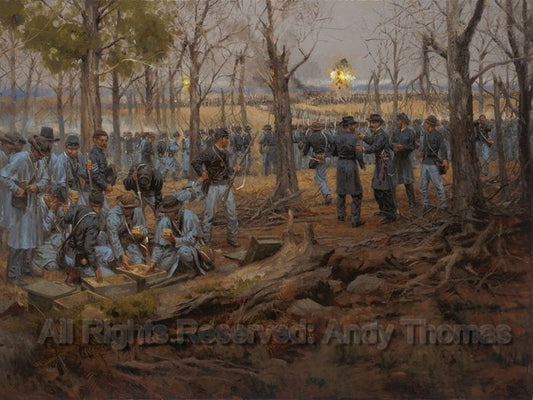 Hazen's Brigade Anchoring the Union Line