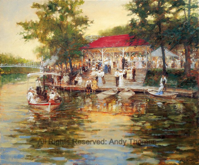 An Evening at Lakeside, Andy Thomas