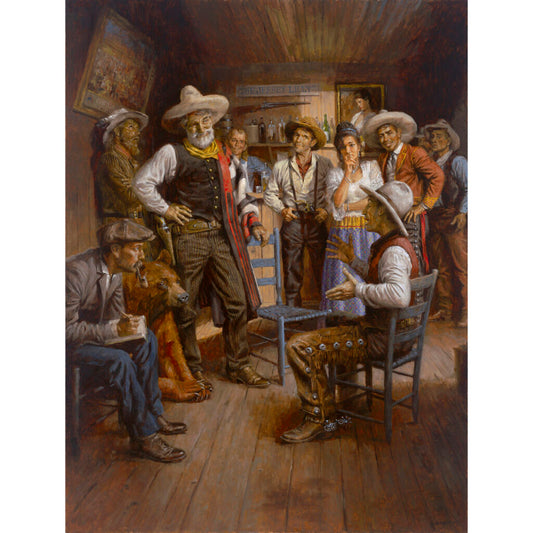 Wall Art: Judge Roy Bean & His Court | American Judge | Val Verde County Texas