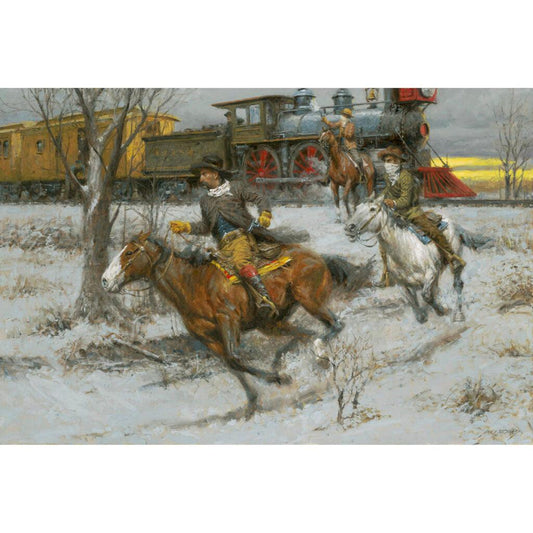 Wall Art: Fast Guns, Faster Horses | Cowboys & Horses | Wild West - Andy Thomas Designs