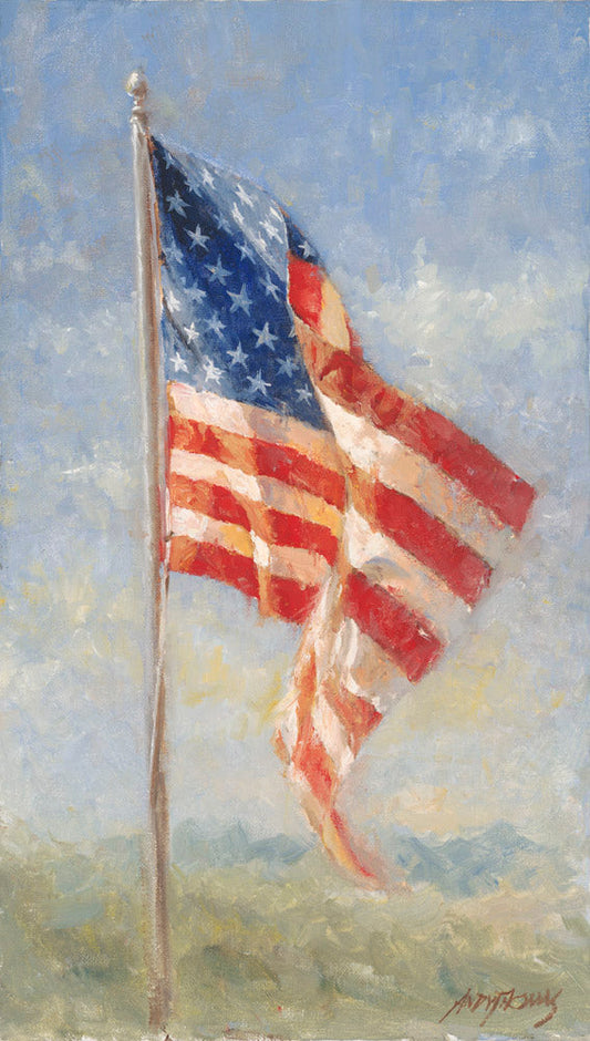 Wall Art: My Flag | Patriotic | American Flag | Old Glory - Andy Thomas Designs